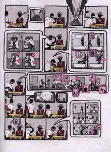 ATRABILE - Lentement aplati par la consternation planche