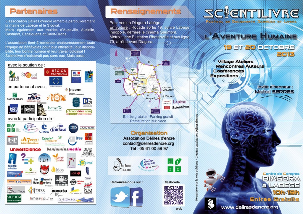 Programme Scientilivre 2013 Horizontale 1